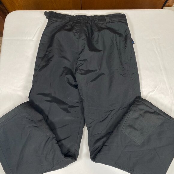 Slalom Insulated L Nylon Black Ski Pants - Picture 6 of 7